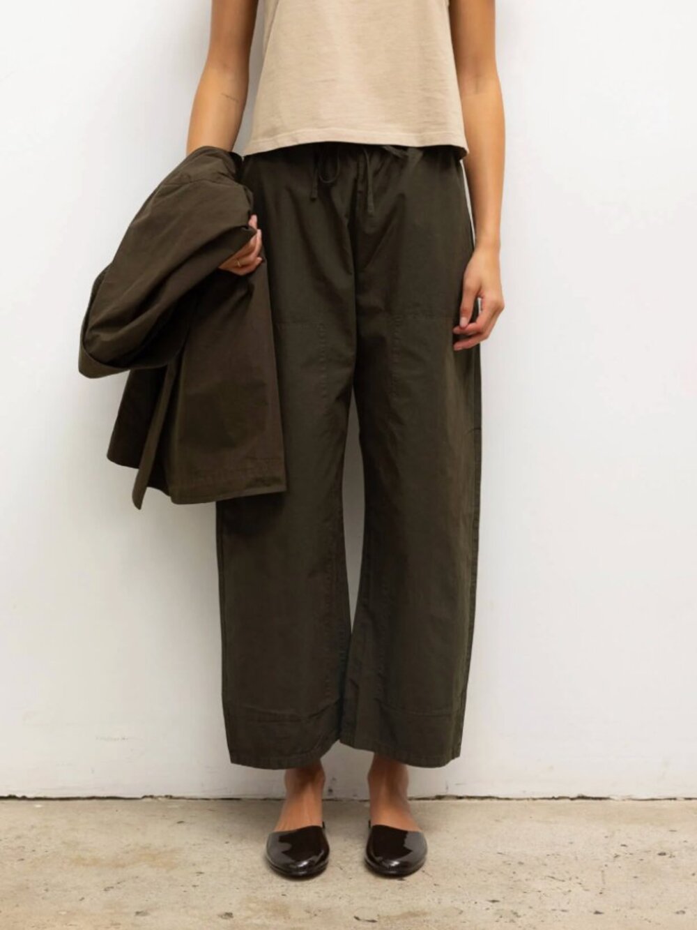 NWT LESET Kyoto Carpenter Pant, Military, sz Small